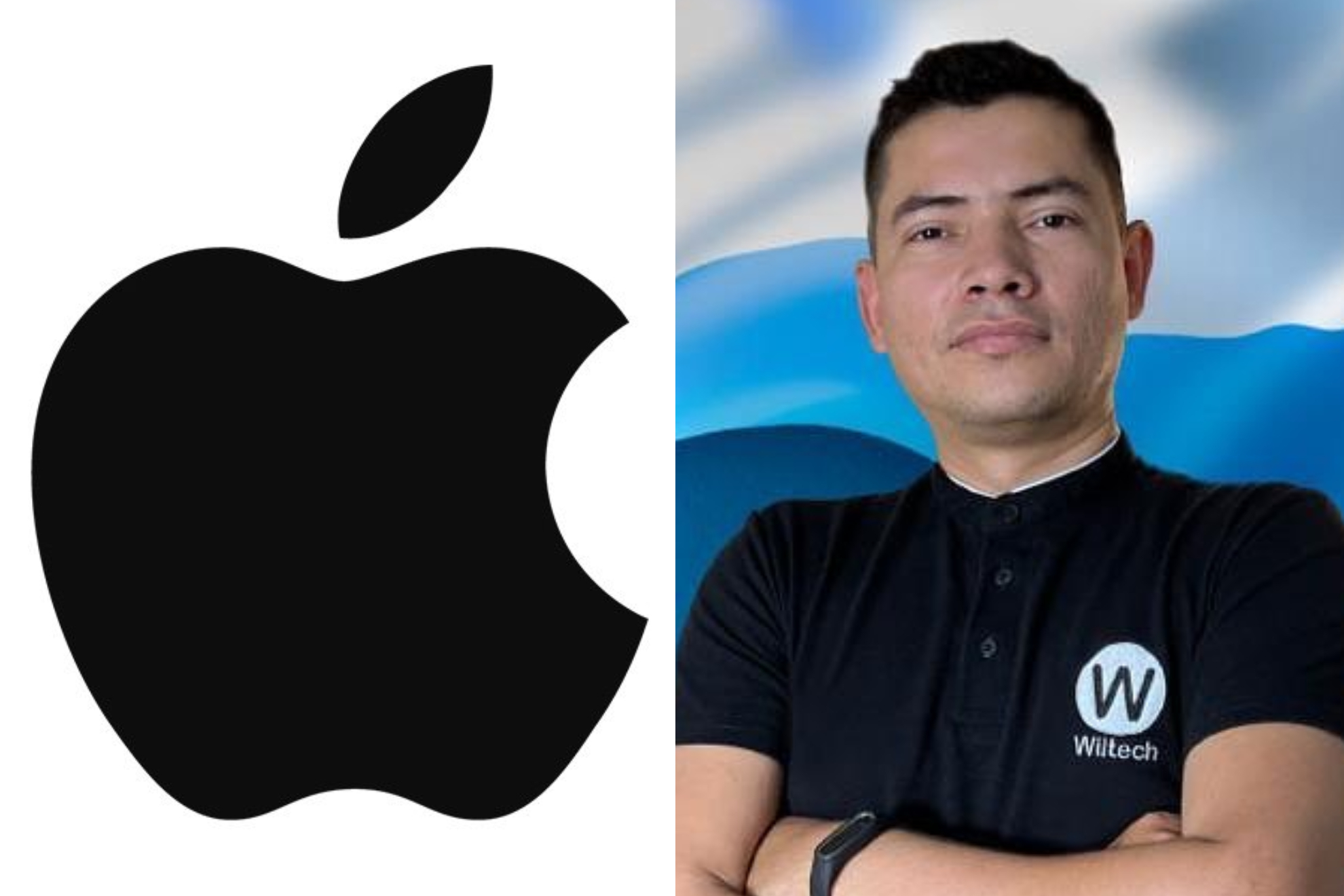 Wilmer Becerra, el colombiano al que ha denunciado Apple y que le proh�be reparar sus celulares.