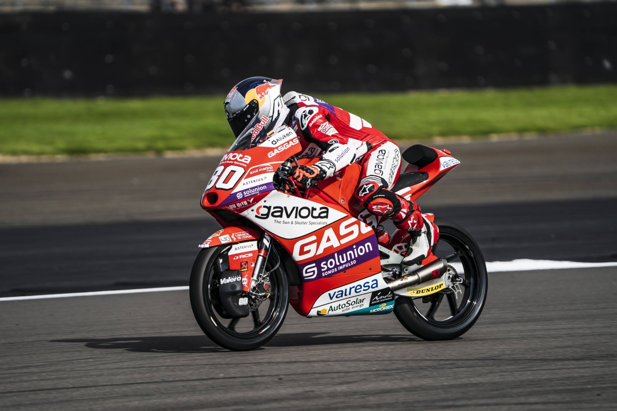 David Alonso, en Silverstone.