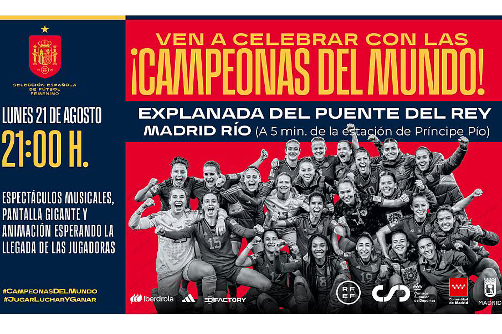 Celebraci�n de Espa�a tras ganar el Mundial femenino 2023: d�nde es, horarios, llegada a Madrid y c�mo ver en TV