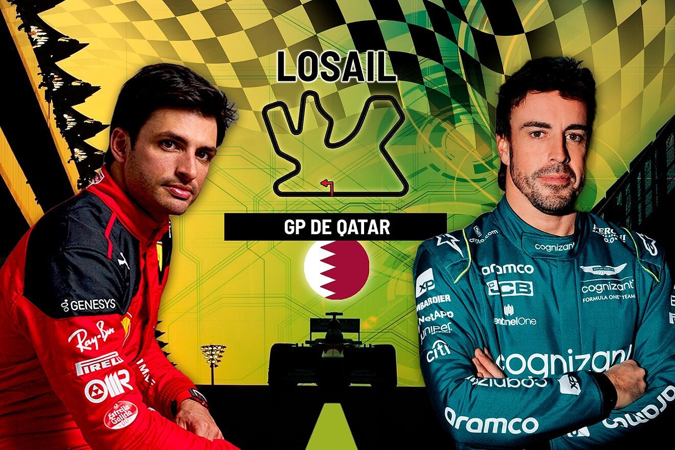 Horarios del GP de Qatar 2023 de F1: fechas y d�nde ver en TV y online la carrera de Losail