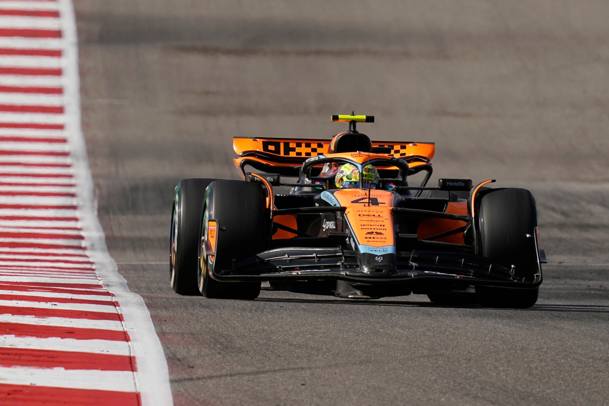 Lando Norris durante el GP de EEUU en el circuito de Las Am�ricas