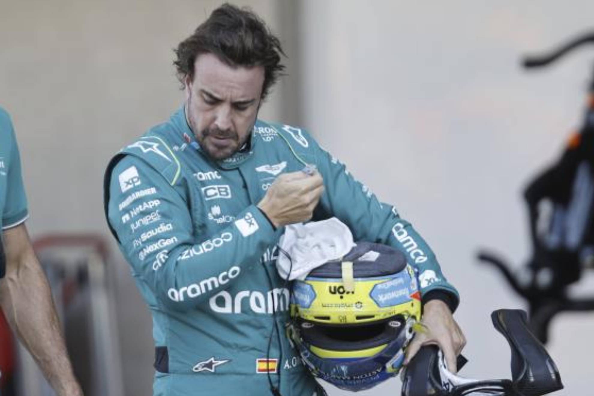 Fernando Alonso, durante el GP de M�xico.