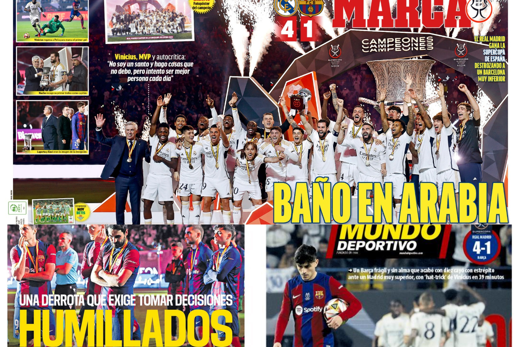 Las portadas y webs del d�a: duras cr�ticas al Barcelona de Xavi