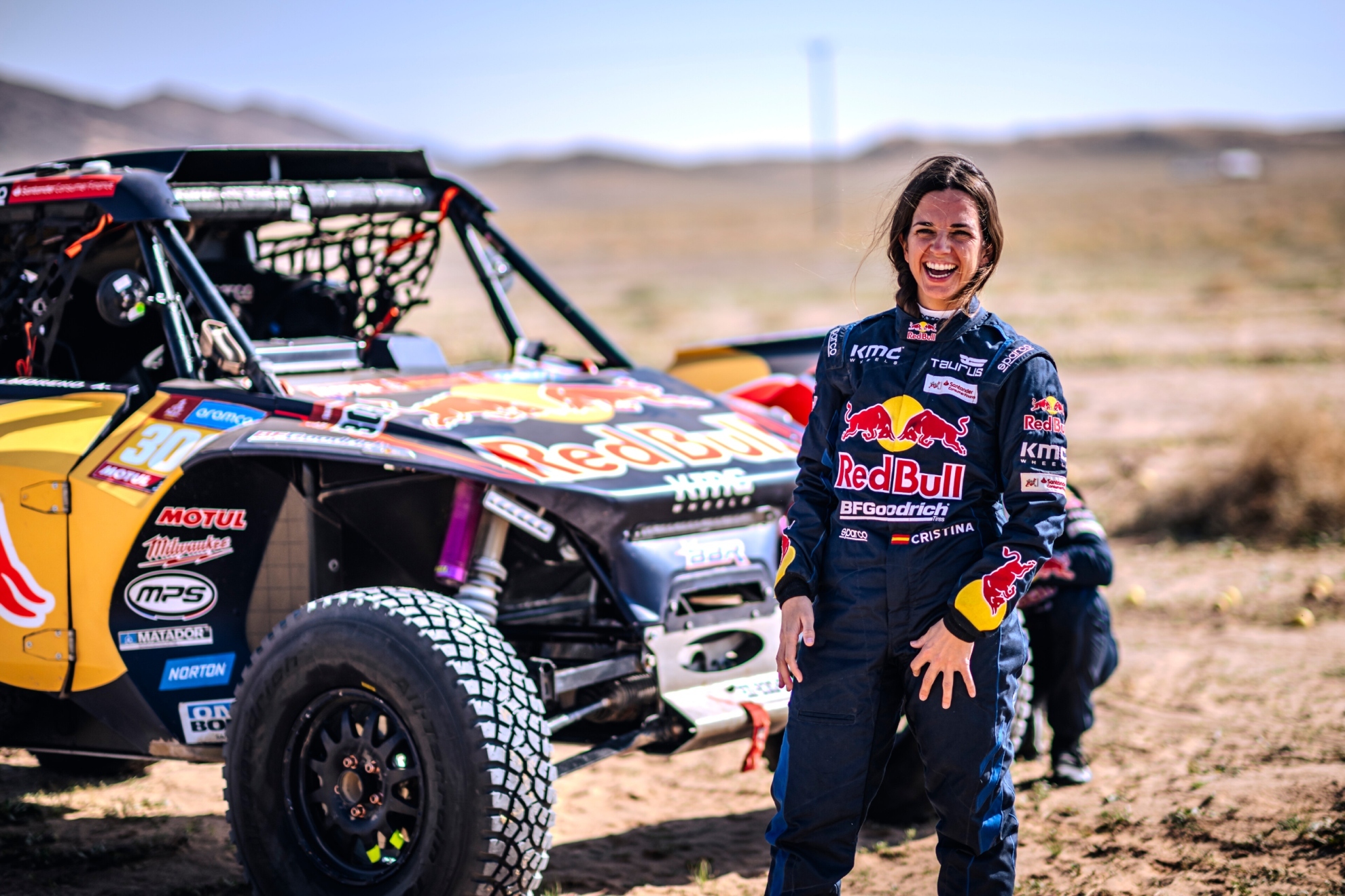 Cristina Guti�rrez, en el Dakar 2024.