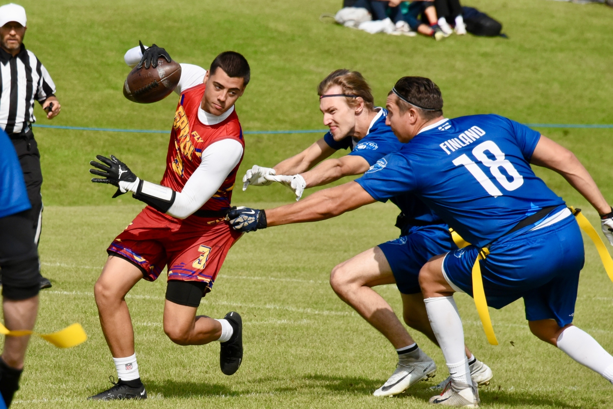 Las selecciones nacionales de flag football est�n concentradas en Las Rozas.