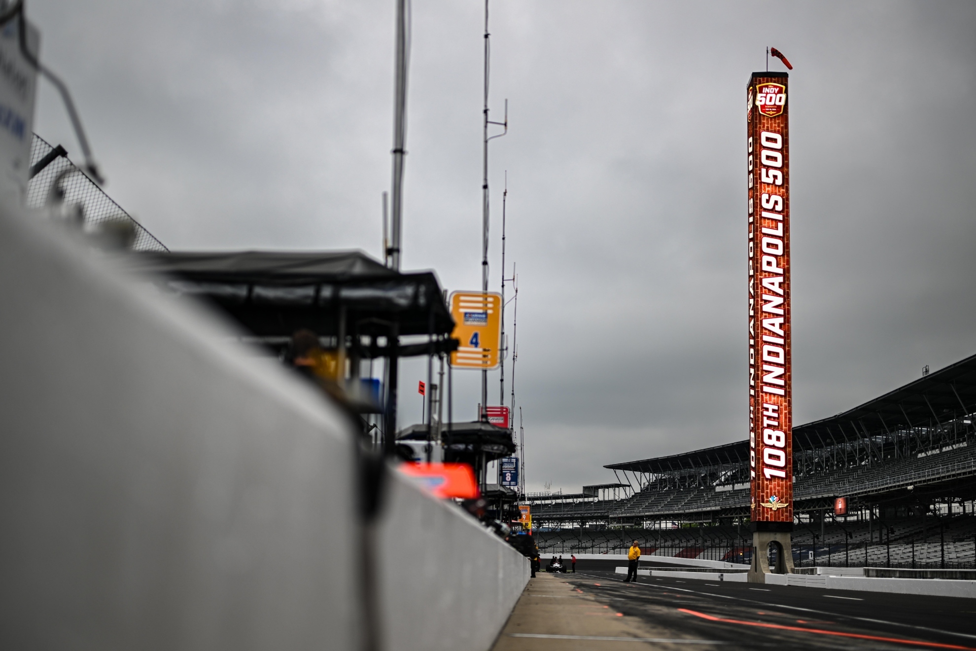 La lluvia no ha permitido el arranque ideal para la 108� Indy 500.