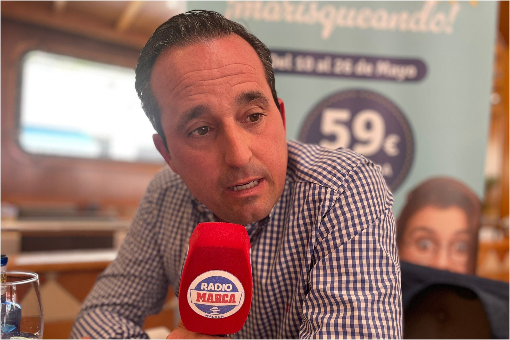 Kike P�rez, durante la entrevista con MARCA.