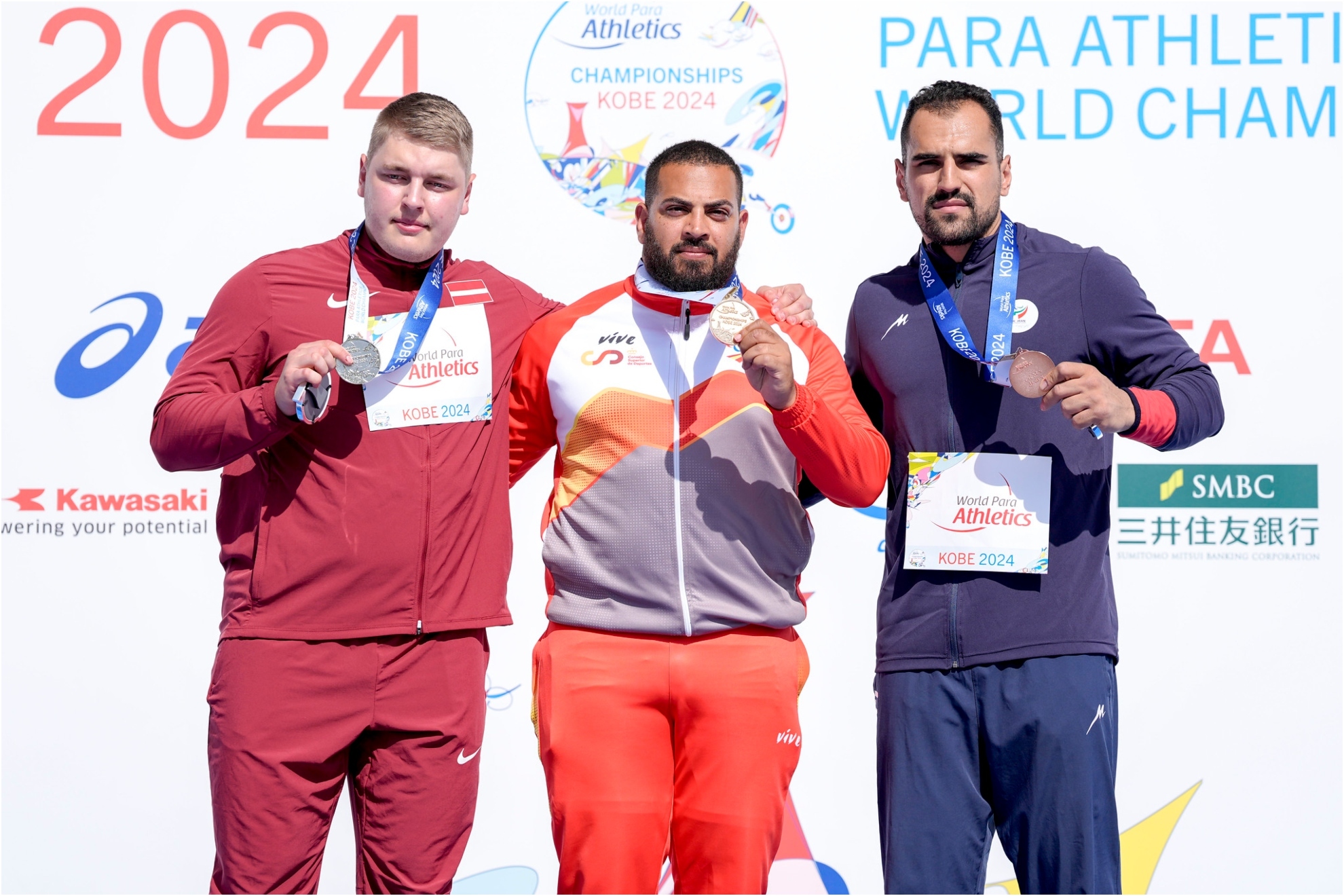 Kim L�pez y Yassine Ouhdadi, campeones del mundo de atletismo