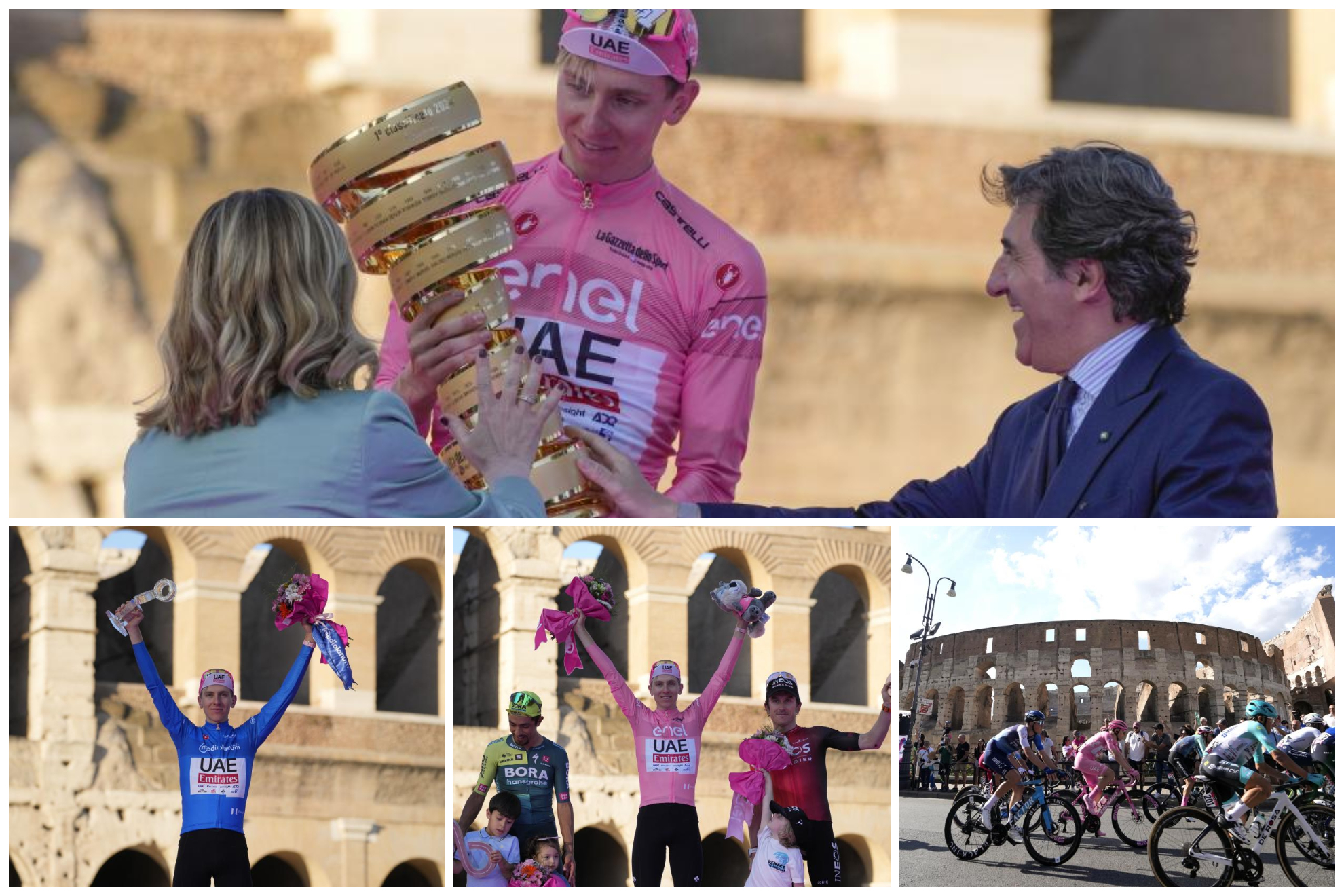 La mejores im�genes de la fiesta final del Giro de Italia