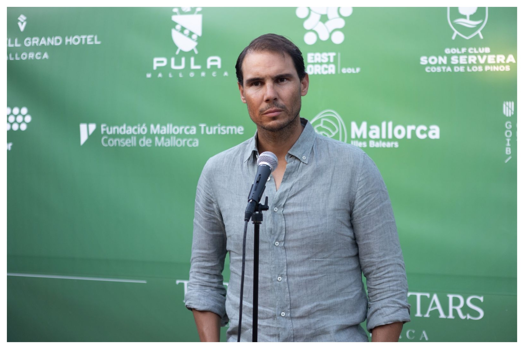 Nadal, en la inauguraci�n del a�o pasado del The Battle of Stars