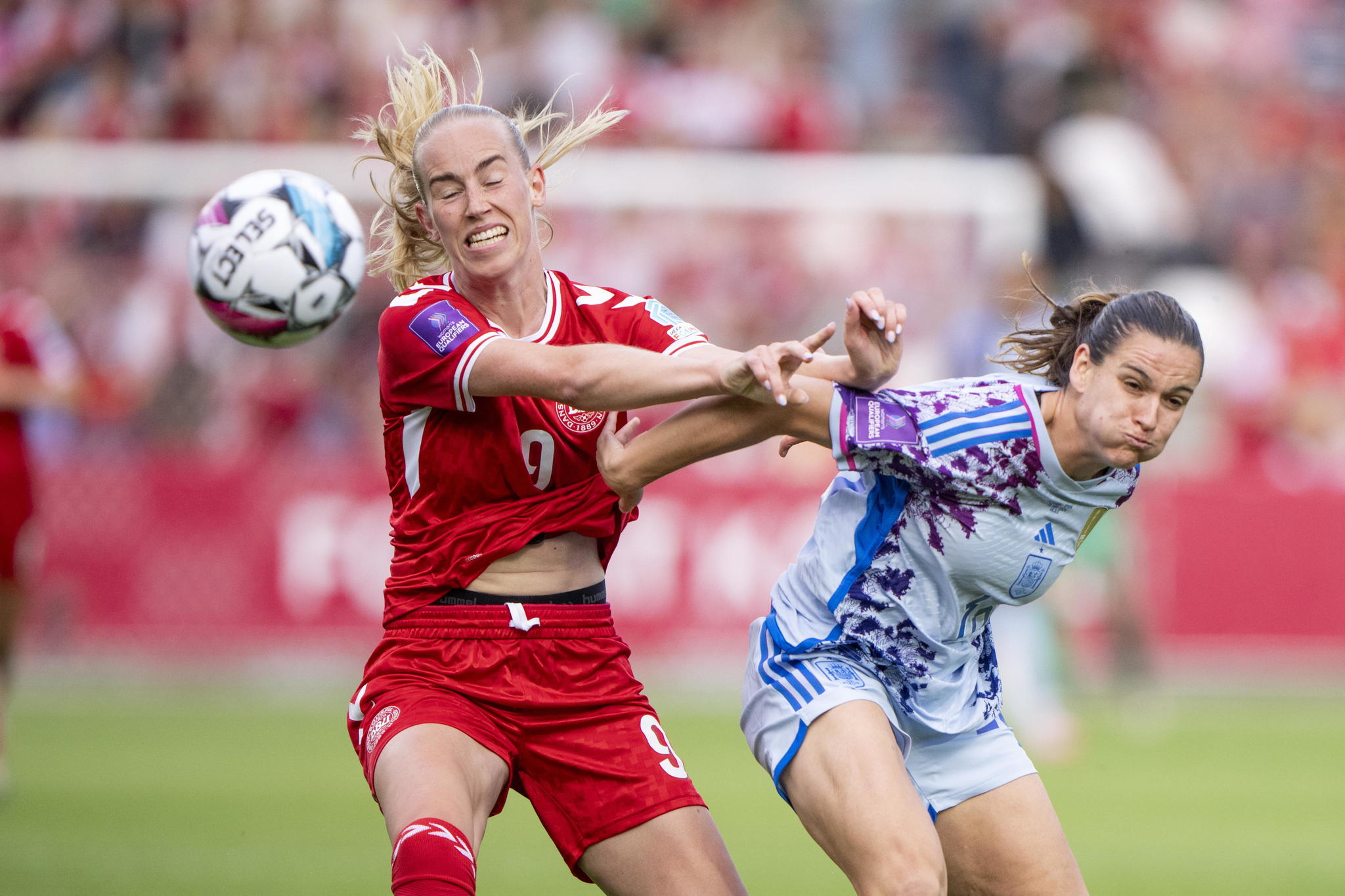 Espa�a - Dinamarca: horario, canal y d�nde ver hoy por TV la clasificaci�n para la Eurocopa femenina