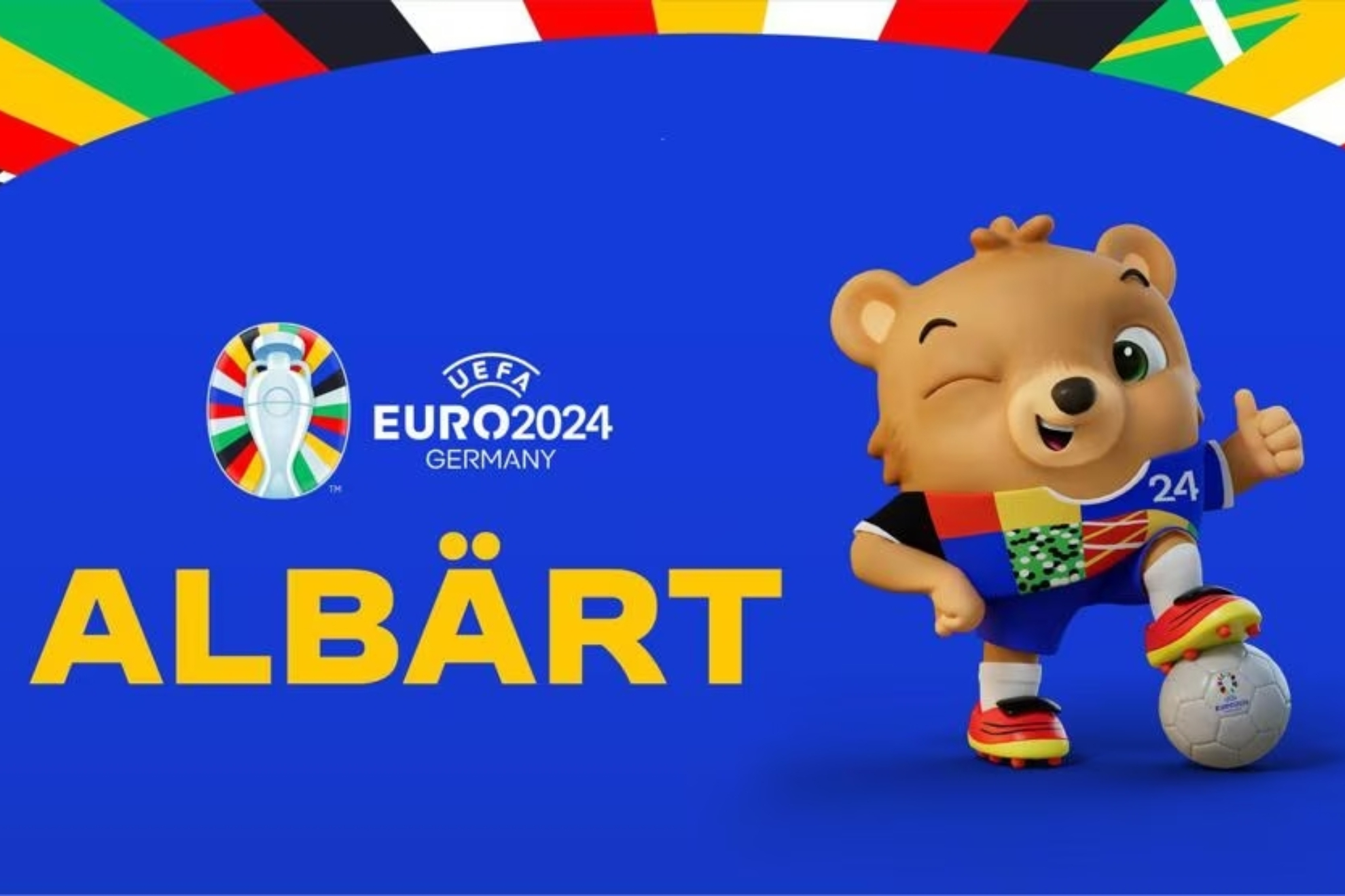 Alb�rt, la mascota de la Eurocopa 2024.