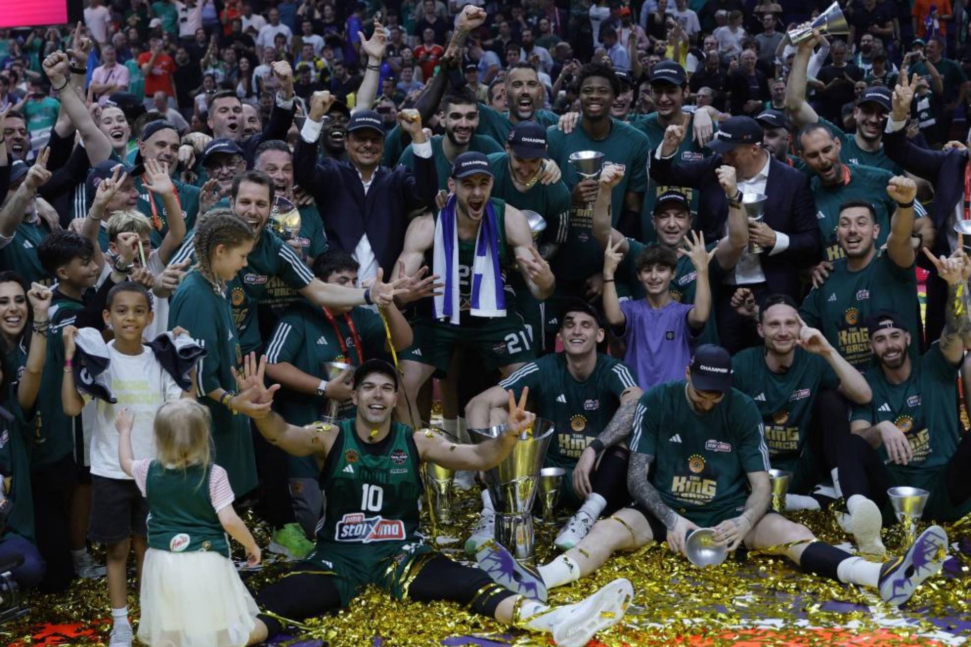 El Panathinaikos, campe�n de la �ltima edici�n de la Euroliga.