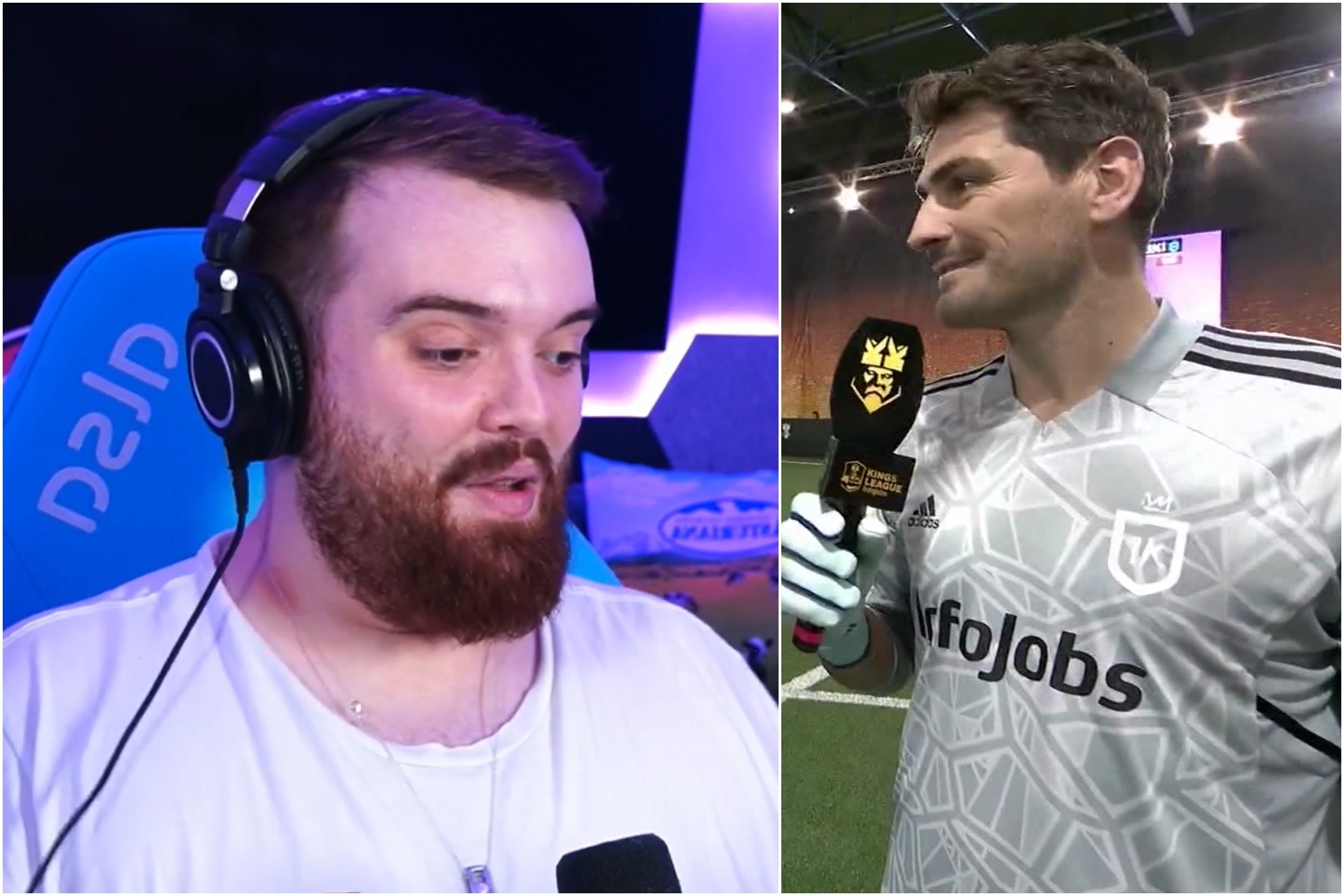 Ibai, confuso por la actitud de Casillas en la Kings League: Est�s haciendo lo que m�s rabia le da a un madridista