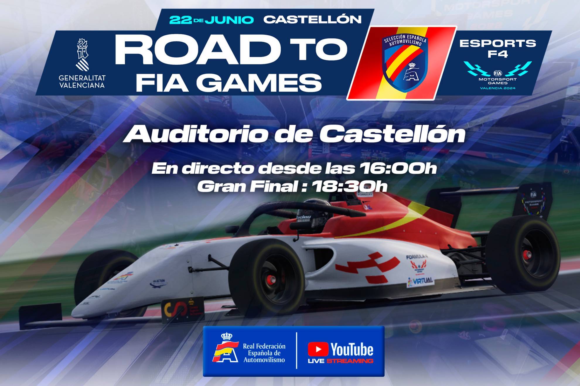 Castell�n y Alicante celebrar�n las finales Esports de la Selecci�n Espa�ola de Automovilismo