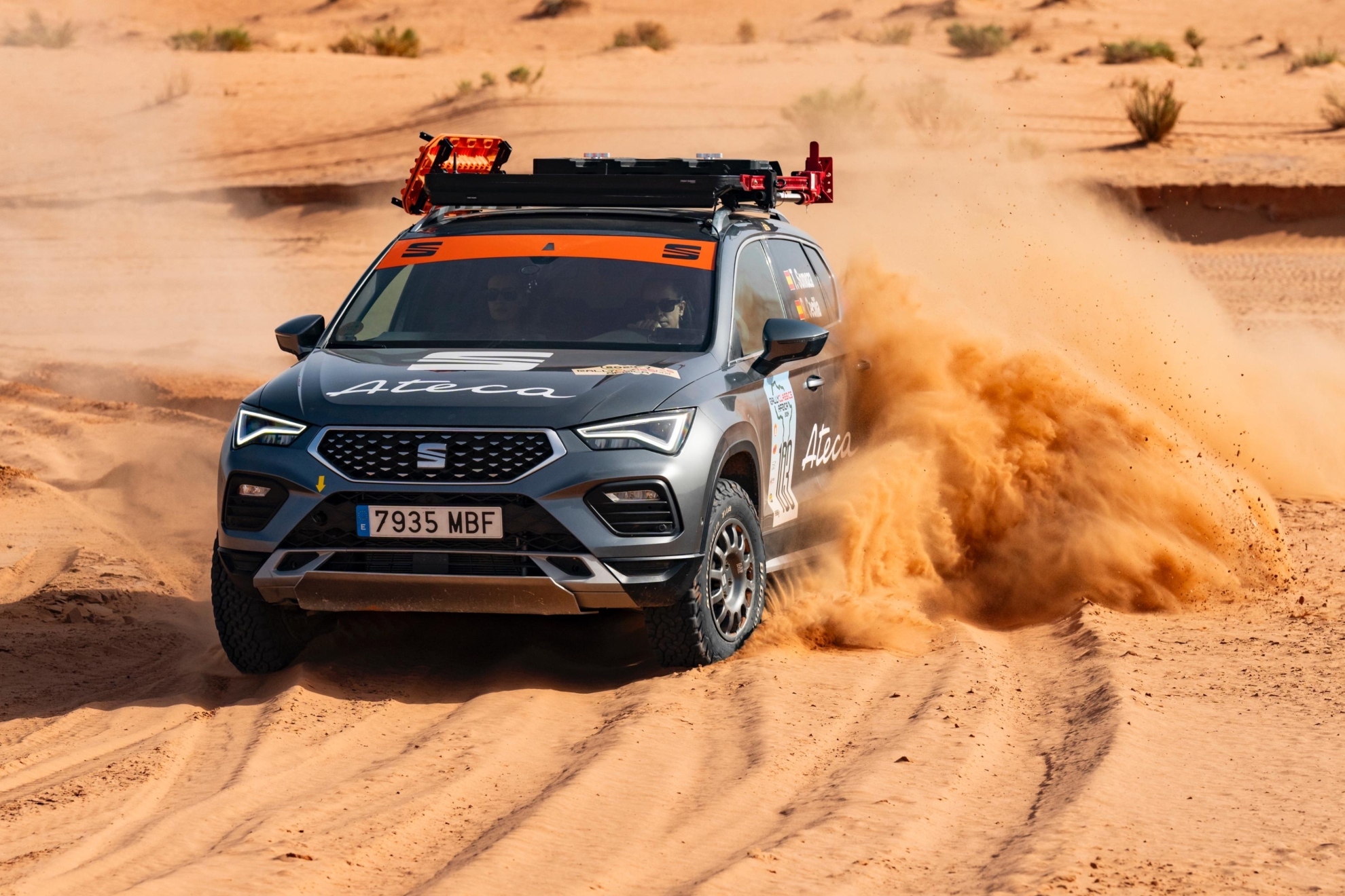 MARCA particip� en el RallyClassics Africa con el Seat Ateca Marathon.