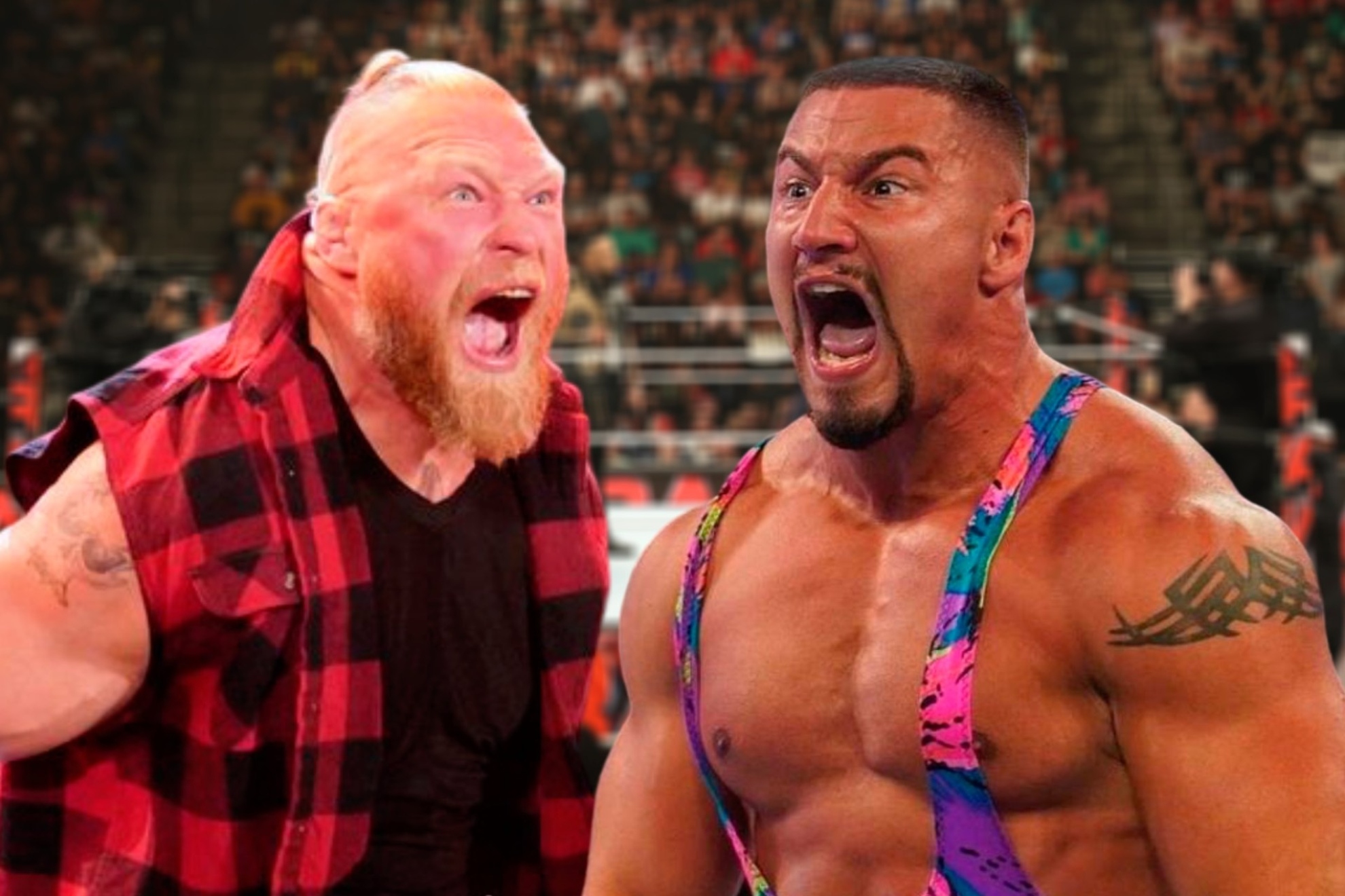 Brock Lesnar y Bron Breakke.