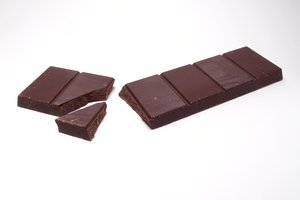 An image of A 200-gram bar of dark cooking chocolate, 5 July 2014