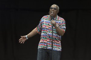 Rock and Roll Hall of Fame member Sam Moore performs the hit song Soul Man for the 2017 Department of Defense Warrior Games opening ceremonies at Soldier Field in Chicago July 1, 2017.