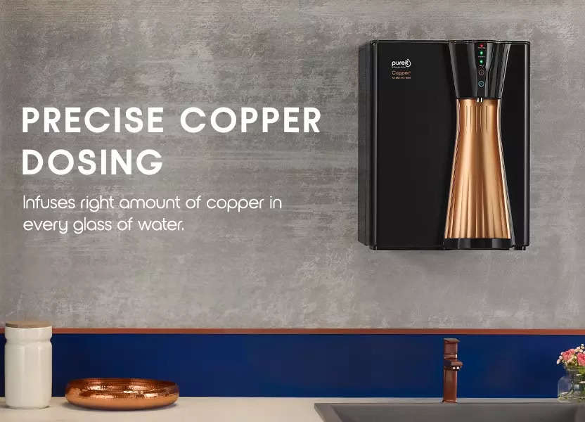 Best Copper Water Purifiers in India for Copper Ions Filled Water (2024):Image