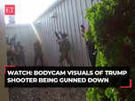 US: Cops release visuals of Trump shooter being gunned down:Image