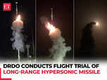 DRDO test fires 'historic' long-range hypersonic missile:Image