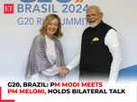 Brazil: PM Modi holds bilateral meet with PM Meloni on G20 sidelines:Image