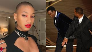 Willow Smith se pronuncia por primera vez sobre la cacheta de su padre Will Smith a Chris Rock