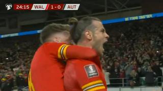 Gareth Bale anotó el 1-0 de tiro libre a favor de Gales sobre Austria en el repechaje | VIDEO