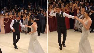 Edison Flores y Ana Siucho: así fue su primer baile como esposos en la ‘boda del año’ | VIDEO