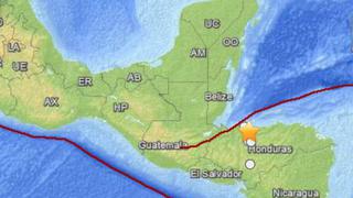 Sismo de 4,7 grados sacudió la zona norte de Honduras