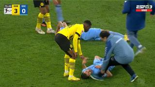Jugadores del Bochum y asistente médico cometieron blooper mientras disputaban duelo por Bundesliga | VIDEO