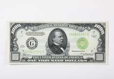 Puede valer una fortuna: el billete de 1,000 dólares que es muy solicitado por coleccionistas