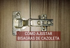 Así puedes ajustar y regular una bisagra de cazoleta en tus muebles