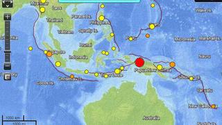 Terremoto de 7,1 grados sacudió el este de Indonesia