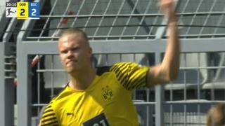 Erling Haaland marcó un doblete para el empate de Borussia Dortmund ante Bochum | VIDEO