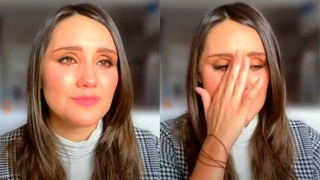 Dulce María se emociona hasta las lágrimas con mensaje de su madre y hermana