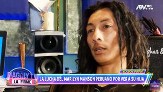 Mike Bravo, imitador de Marilyn Manson, pide ver a su hija: “Quiero tener tiempo de calidad con mi pequeña”