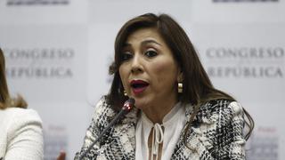 Lady Camones: “Tenemos a un presidente cuyo entorno en general está plagado de actos de corrupción”