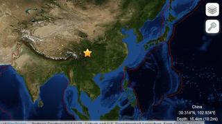 Terremoto en China: cifra de muertos sube a 56 y la de heridos a 600