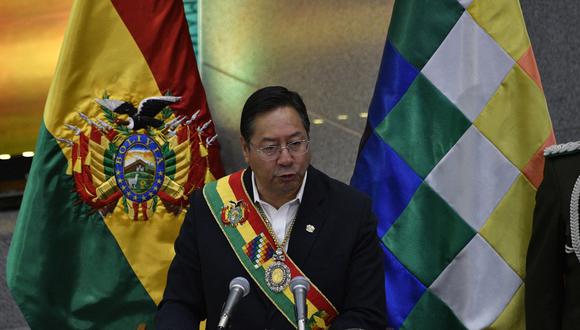 El presidente de Bolivia, Luis Arce. (Foto: AFP)