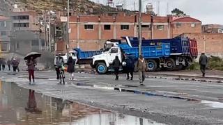 Protestas en Perú: manifestantes continúan bloueando vía Puno-Desaguadero y otras