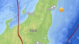 Japón: sismo de 6 grados golpeó zona devastada por el terremoto del 2011