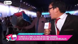 Huancayo: boda de tres días recibe 400 mil soles en regalos