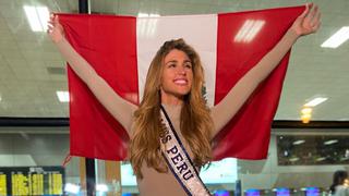 Alessia Rovegno partió a Estados Unidos rumbo al Miss Universo que será en enero