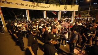 Miraflores: manifestantes llegan al parque Kennedy para pedir la salida de Dina Boluarte