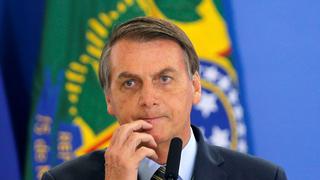 Jair Bolsonaro revela que posiblemente tiene cáncer de piel