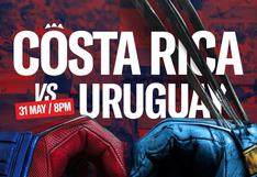 Costa Rica vs. Uruguay en vivo, amistoso: transmisión del partido de hoy