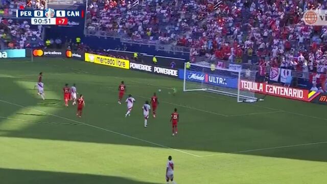 ¡Casi, ‘Aladino’! Christian Cueva estuvo cerca de anotar el empate de Perú vs. Canadá por Copa América | VIDEO