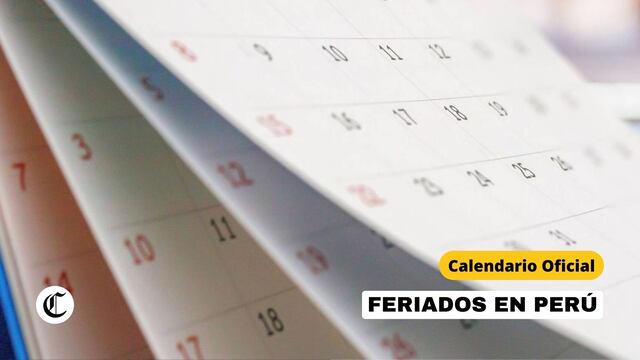 Lo último del calendario de feriados 2024 en Perú